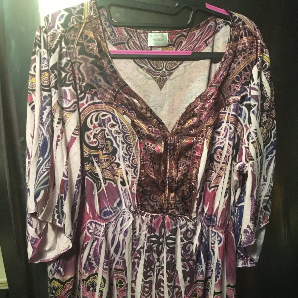 Starialle Sublimation Paisley top - 216 $16 FIRM